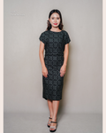 Batik-Inspired Kosoi Dress - Nantuapan Black