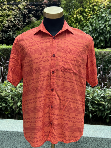 Men's Shirt Full - Banat Coral