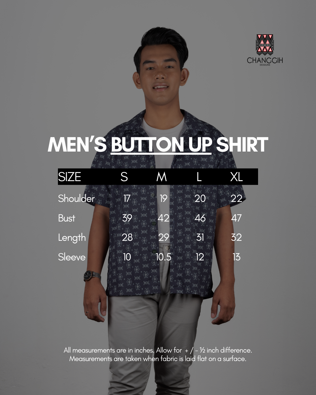 Men's Shirt Full - Binonduk Grey