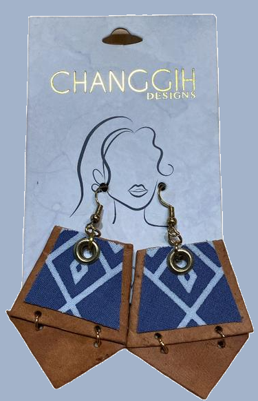 Earring - Leather Tiered
