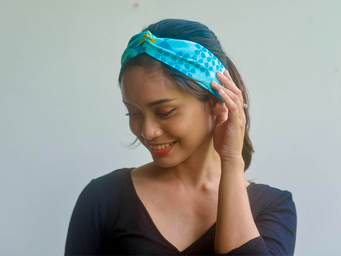 Turban Headband - Dastar Turquoise